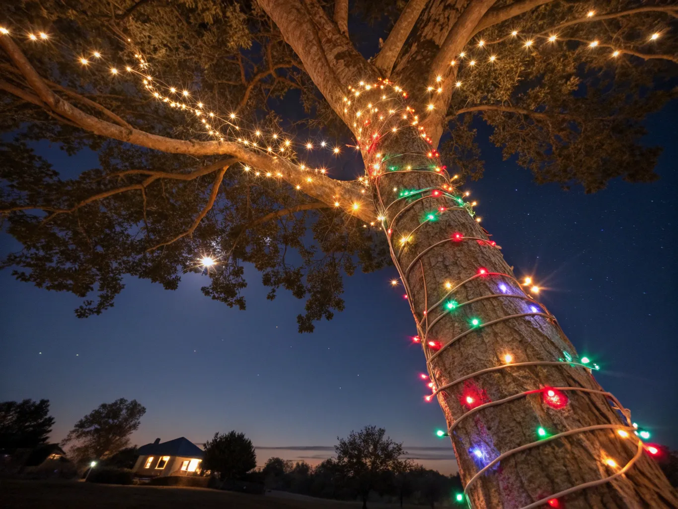 Decorative LED lighting for trees